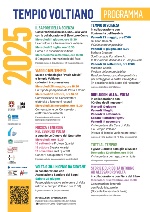 Locandina eventi Tempio Voltiano 2025